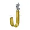 J-Hook with angle clip assembled to SSBC - Swivels 360 degrees 
