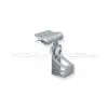 HOK2414TI - Hammer-on beam clamp assembled to 1/4"-20 threaded rod hanger clip 