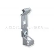 ADOC14 Z Purlin joist clip for flanges 1/8" - 1/4" thick assembled to 14TI Rod hanger with 1/4"-20 threaded impressions