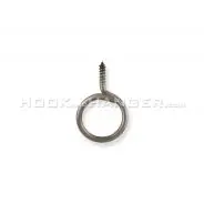 316 Stainless Steel – Wood Screw Bridle Ring – 1.25" – BR4T125WSSS for Corrosive and Marine Environments, with #14 Wood Thread