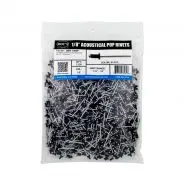 Black 1/8" Acoustical Pop Rivets