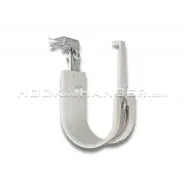 HPH Series J-Hook - Composite Wide Base Hook w knock-on spring steel beam clamp for flanges 1/8 - 1/4" thick