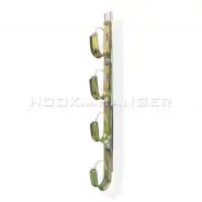 4 Tiered Single Sided 2" J-Hook Tree (Totaling 4 J-Hooks) - 10 PACK
