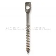 Stainless Steel Eye Lag Screws for Use in Wood - 3"