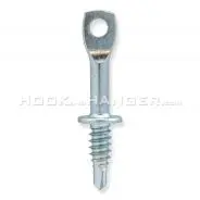 2" I-Lag™ (Eye Lag Screw) 750 SDW for 16-22 Gauge Sheet Metal with Silver Zinc Plating - 1000 pcs.