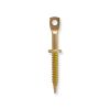 Eye Lag Screws for Metal – 2 7/8" Sharp Point I-Lag™ for 20 Gauge Sheet Metal with 1/4"-14 BSD Thread, Pre-Tie Option for Ceiling Wire and Jack Chain by Doc's Industries Inc.