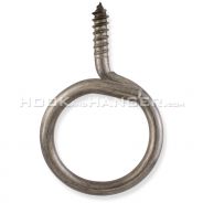 316 Stainless Steel – Wood Screw Bridle Ring – 1.25" – BR4T125WSSS for Corrosive and Marine Environments, with #14 Wood Thread
