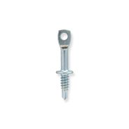 2" I-Lag&trade; (Eye Lag Screw) 750 SDW for 16-22 Gauge Sheet Metal with Silver Zinc Plating - 1000 pcs. by Doc's Industries Inc.