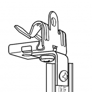 FM58 - Knock-on Beam Clamp for Flanges 5/16" - 1/2" Thick by Doc's Industries Inc.