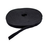 H&H Hook and Loop Cable Strap - 3/4" x 75 ft. Roll - Black by Doc's Industries Inc.