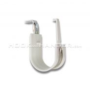 HPHAC Series J-Hook - Composite Wide Base Hook with 90° angle clip for 1/4" rod