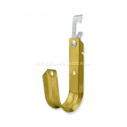 Heavy Duty Metal Batwing J-Hook for Cable & Wire Support - Hooks onto Threaded Rod & Ceiling Wire